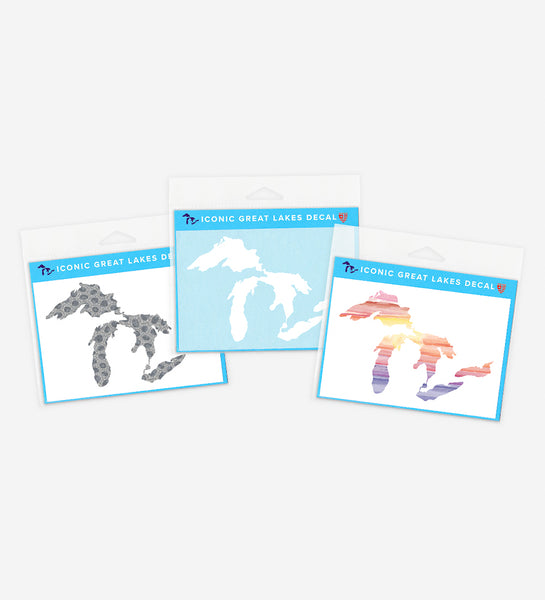 Great Lakes Proud Petoskey Decals (3-Pack)