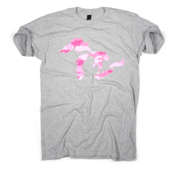 Great Lakes Proud Pink Camo T-Shirt