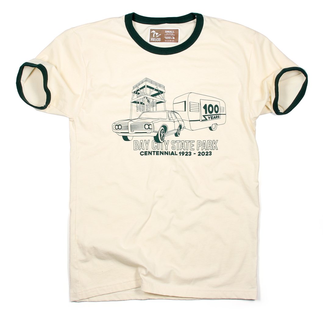 Bay City Centennial Ringer Tee