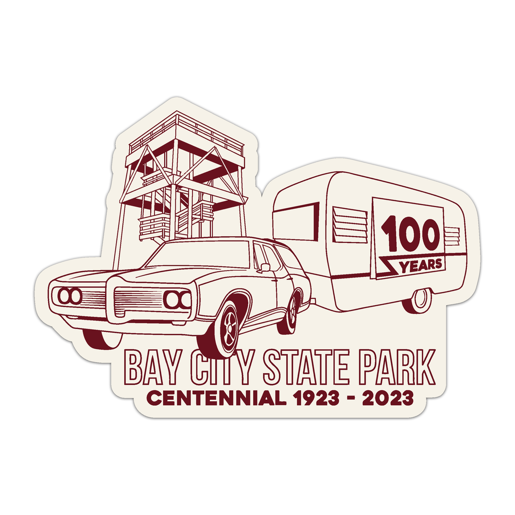 Bay City Centennial Sticker