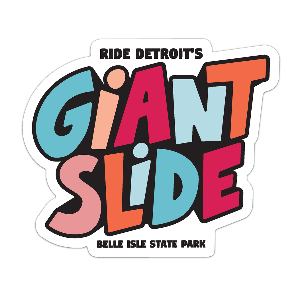 Belle Isle Giant Slide Sticker