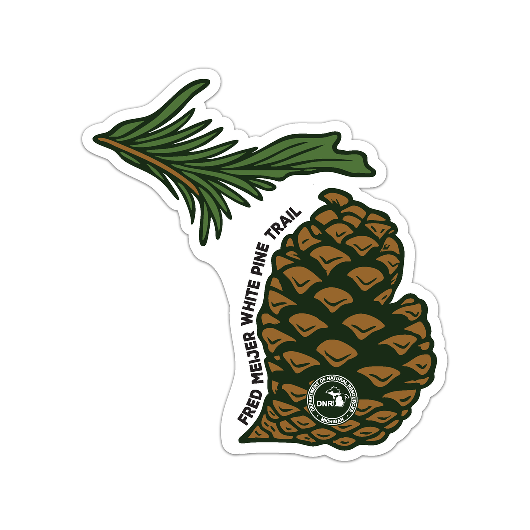 Fred Meijer White Pine Trail Sticker