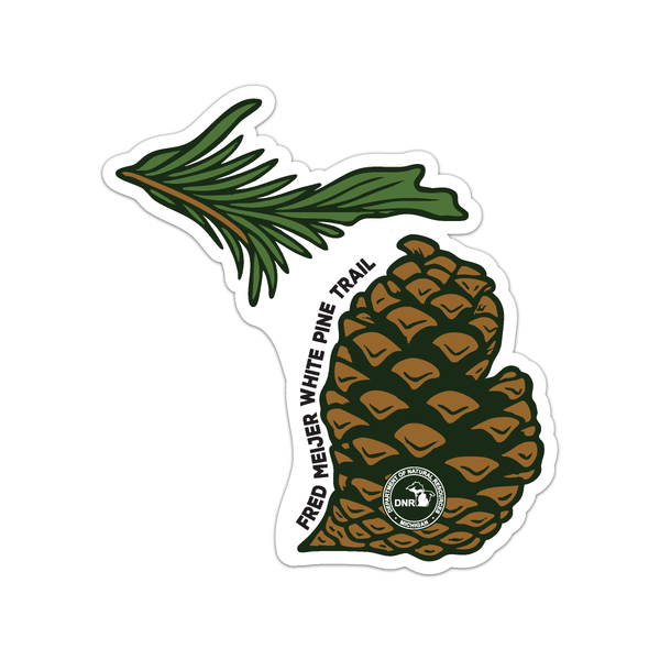 Fred Meijer White Pine Trail Sticker