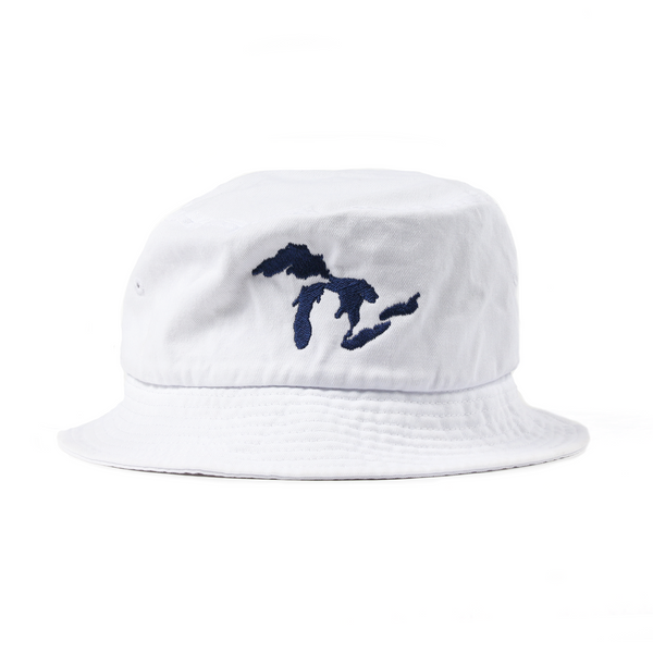 Great Lakes Bucket Hat (White)