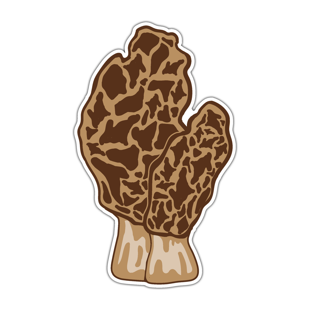 Morel Sticker