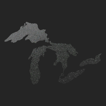 Load image into Gallery viewer, Great Lakes Proud Reflective Decal - Black
