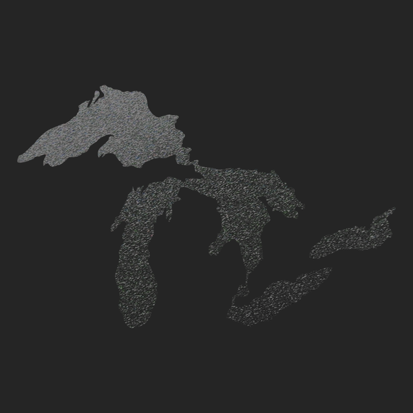 Great Lakes Proud Reflective Decal - Black