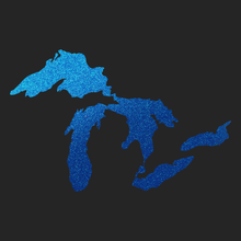 Load image into Gallery viewer, Great Lakes Proud Reflective Decal - Blue
