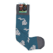 Load image into Gallery viewer, Petoskey Print Crew Socks
