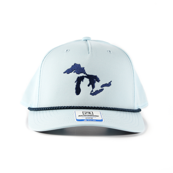 Great Lakes Rope Hat (Light Blue)