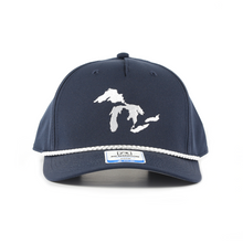 Load image into Gallery viewer, Great Lakes Rope Hat (Navy)
