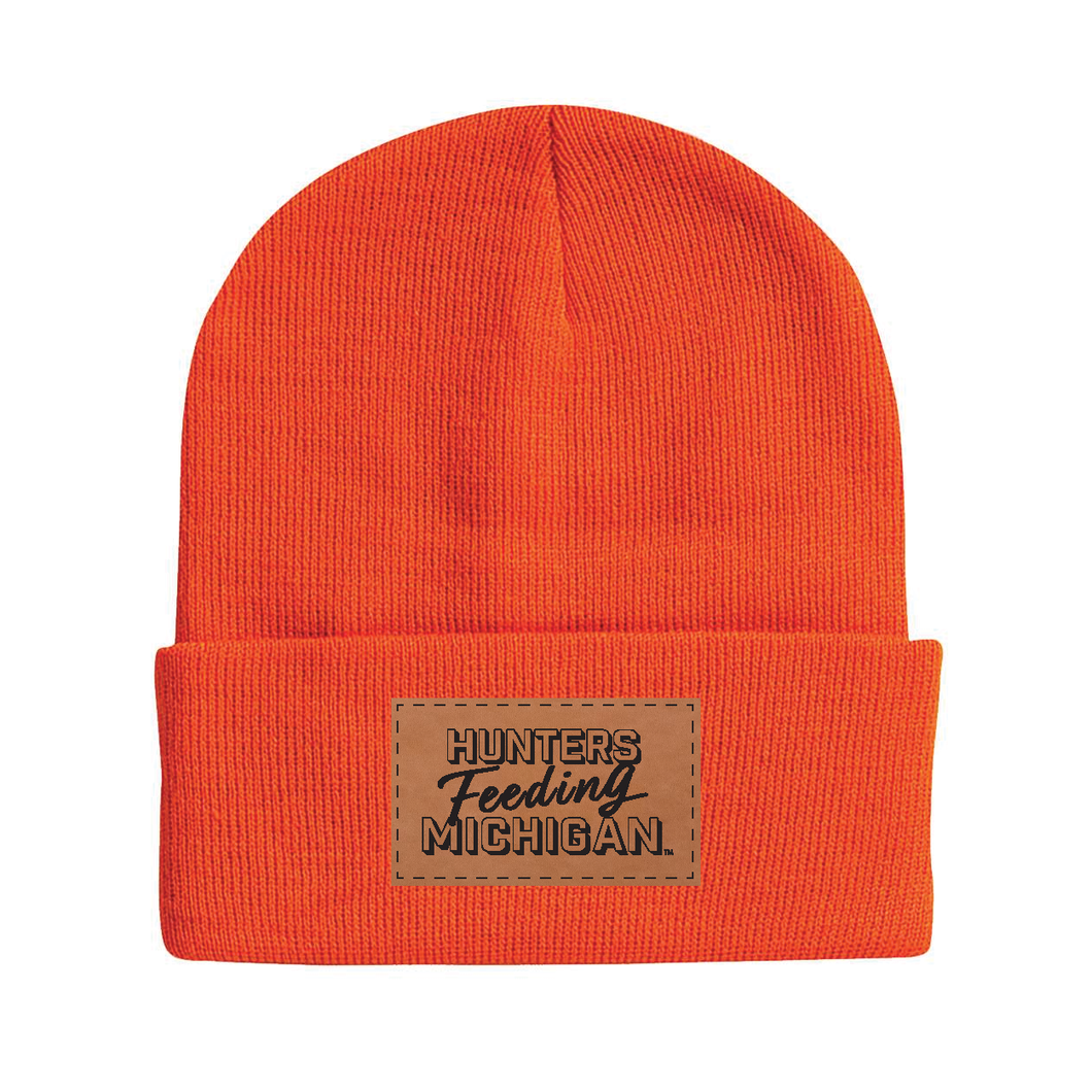 Hunters Feeding Michigan Knit Cap (Orange)
