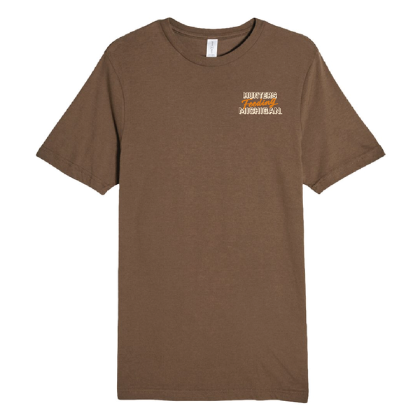 Hunters Feeding Michigan T-Shirt (Brown)