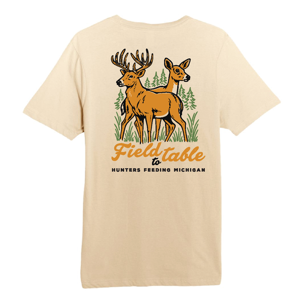Hunters Feeding Michigan T-Shirt (Tan)
