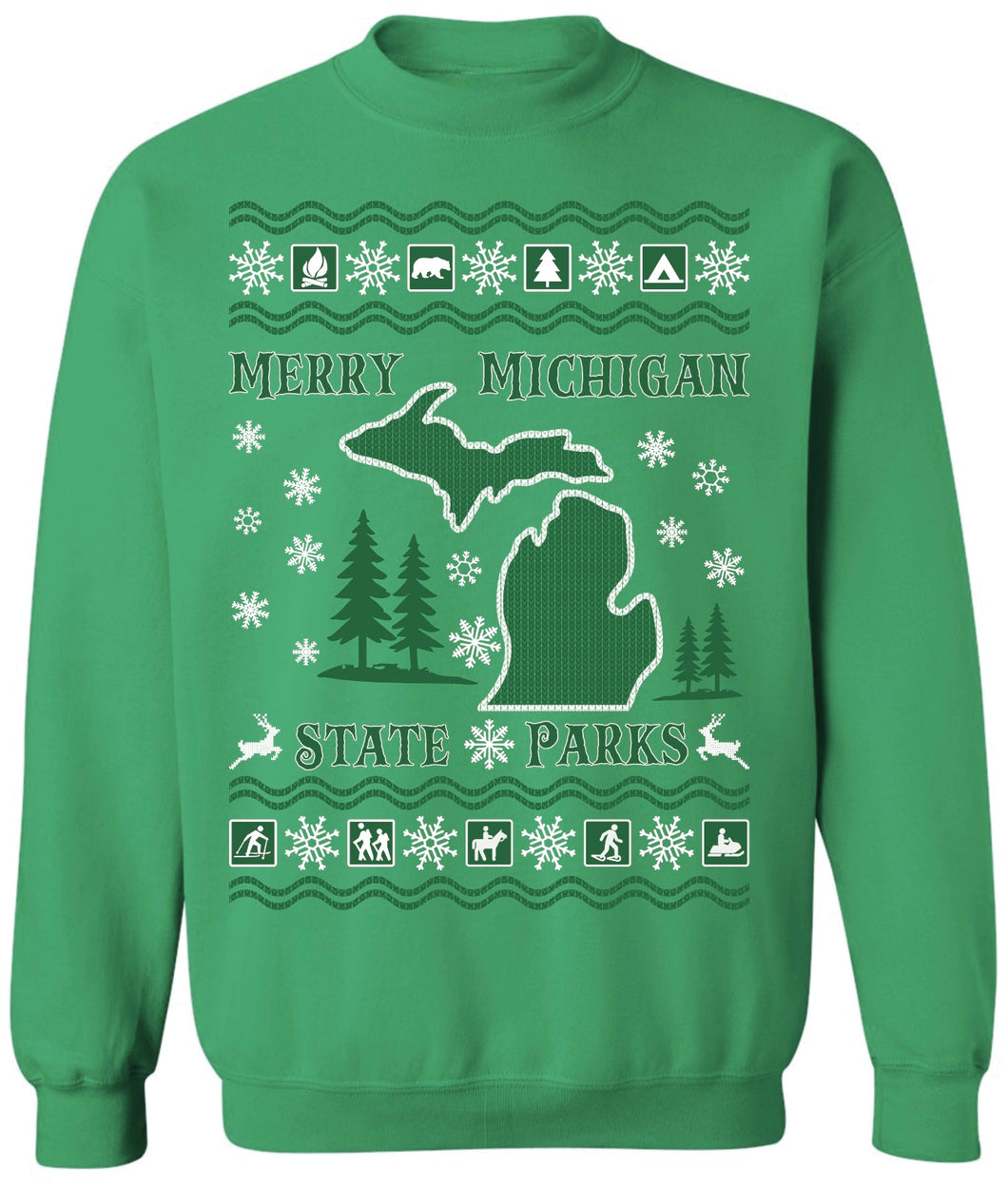 Merry Michigan State Parks Crewneck