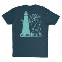 Load image into Gallery viewer, Milliken Harbor Lighthouse Tee

