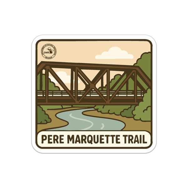 Pere Marquette Trail Sticker
