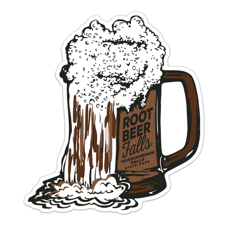 Root Beer Falls Sticker