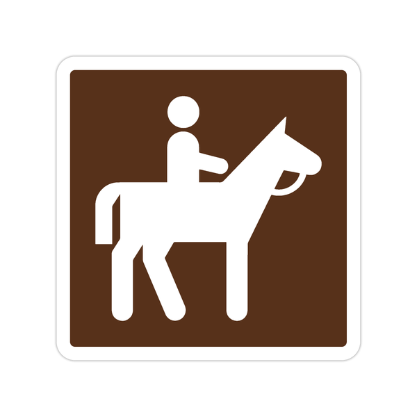 Equestrian Icon Sticker