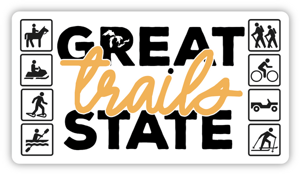 Great Trails State Sticker
