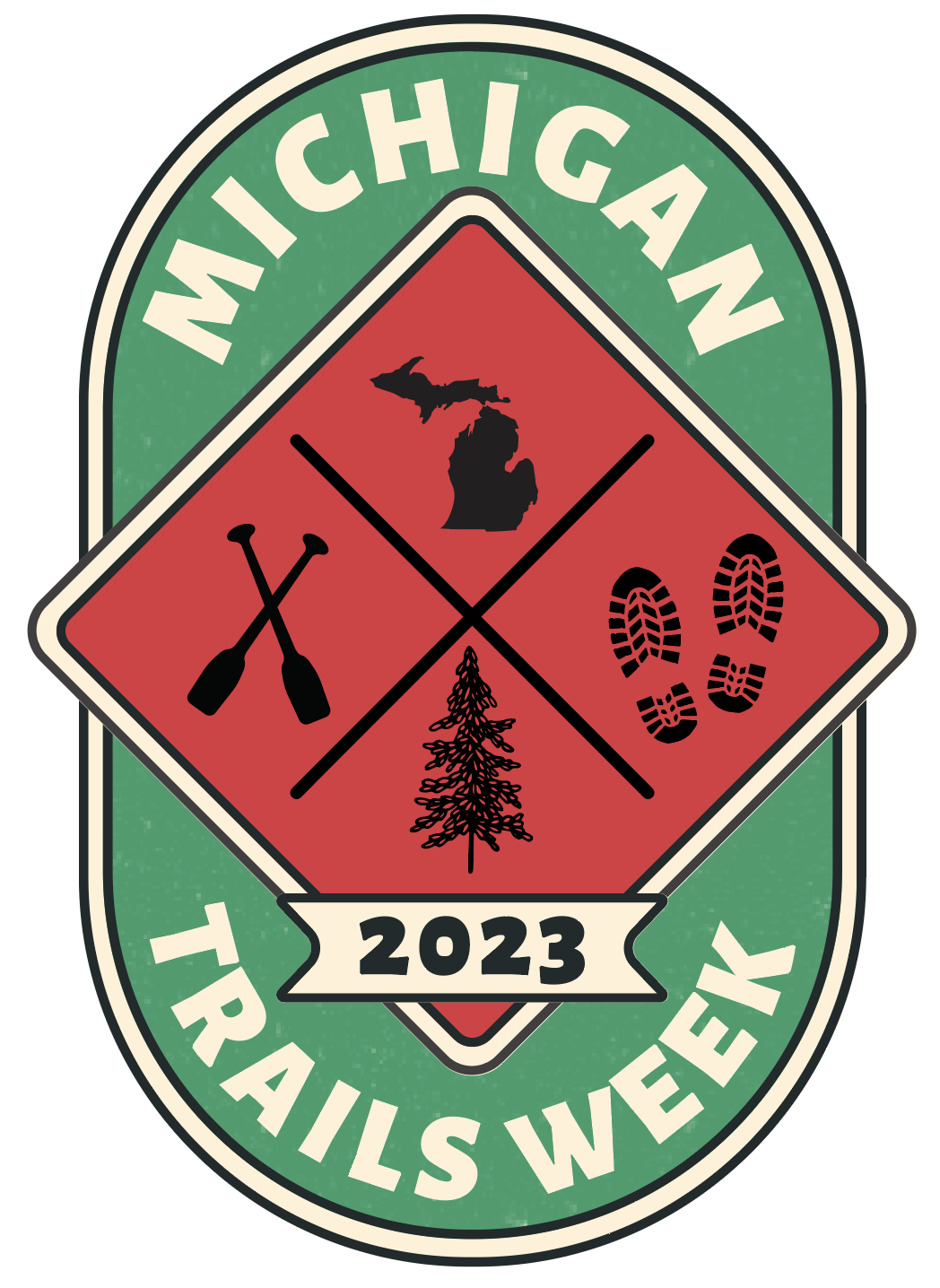 2023 Michigan Trails Week Sticker
