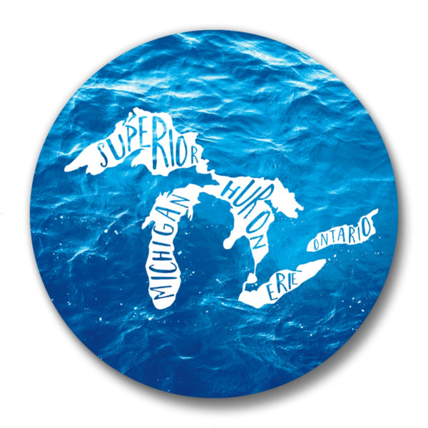 Great Lakes Magnet (Round)