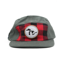 Load image into Gallery viewer, Buffalo Plaid 5-Panel Hat
