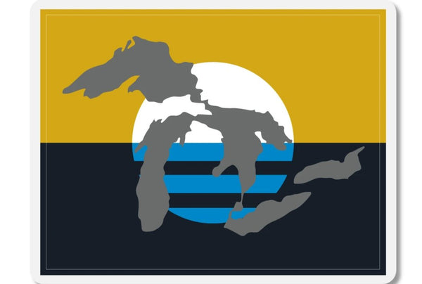 Great Lakes Proud Milwaukee Sticker (Full Flag)
