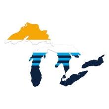 Load image into Gallery viewer, Great Lakes Proud Milwaukee Decal (Full Flag)
