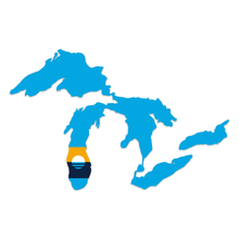 Load image into Gallery viewer, Great Lakes Proud Milwaukee Decal (Small Flag)
