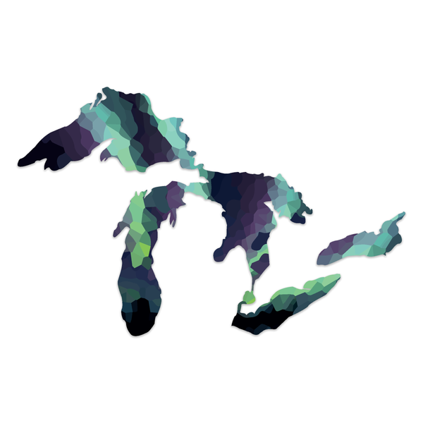 Great Lakes Proud Northern Lights Decal