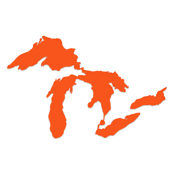 Great Lakes Proud Classic Decal (Orange)