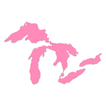 Load image into Gallery viewer, Great Lakes Proud Classic Decal (Pink)
