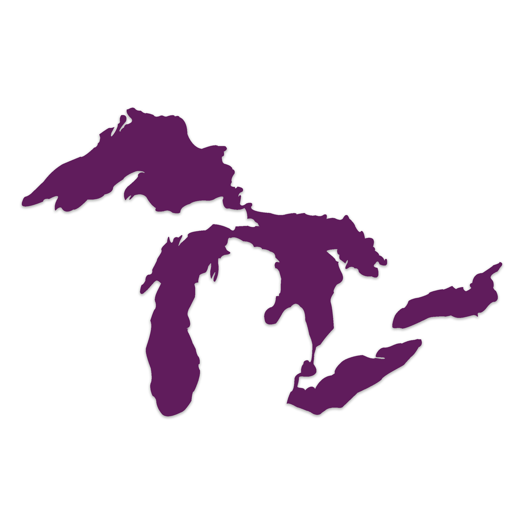 Great Lakes Proud Classic Decal (Purple)