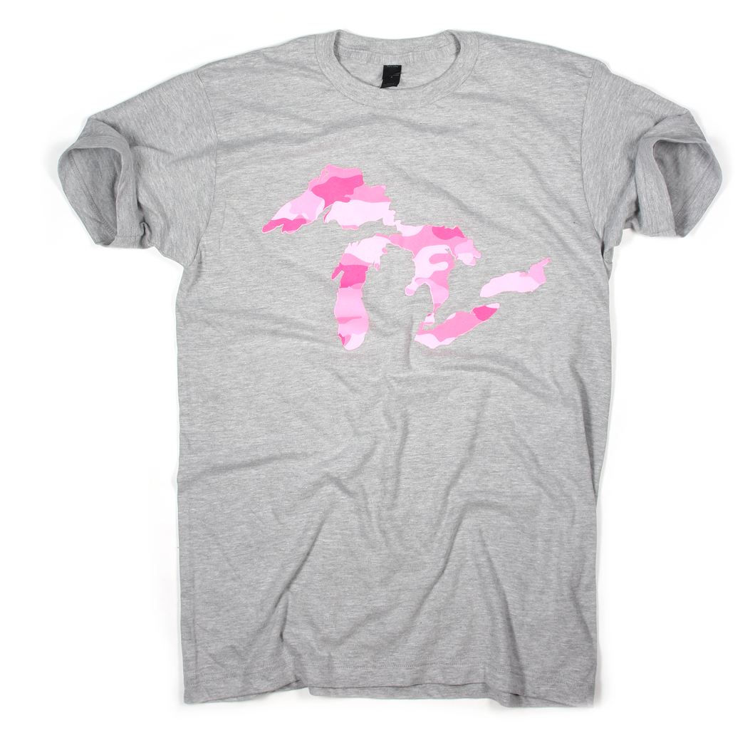 Great Lakes Proud Pink Camo T-Shirt