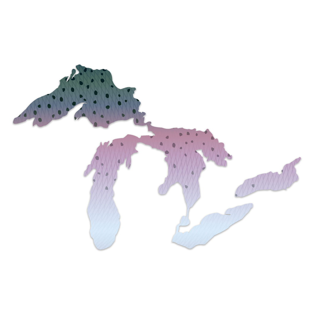 Great Lakes Proud Rainbow Trout Decal