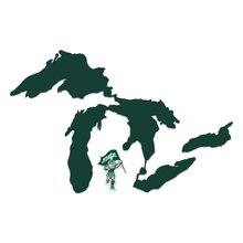Load image into Gallery viewer, Great Lakes Proud NCAA MSU Decal (Sparty Flag)
