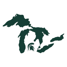 Load image into Gallery viewer, Great Lakes Proud NCAA MSU Decal (Sparty Helmet)
