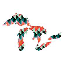 Load image into Gallery viewer, Great Lakes Proud Triangles Decal
