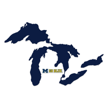 Load image into Gallery viewer, Great Lakes Proud NCAA U of M Decal (Go Blue)
