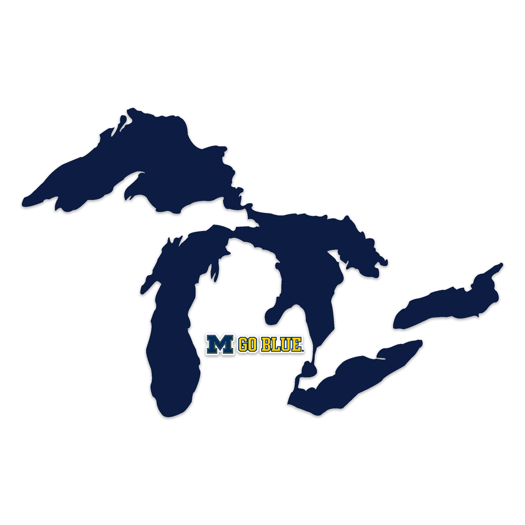 Great Lakes Proud NCAA U of M Decal (Go Blue)