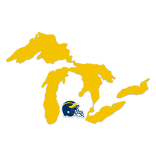 Load image into Gallery viewer, Great Lakes Proud NCAA U of M Decal (Helmet)
