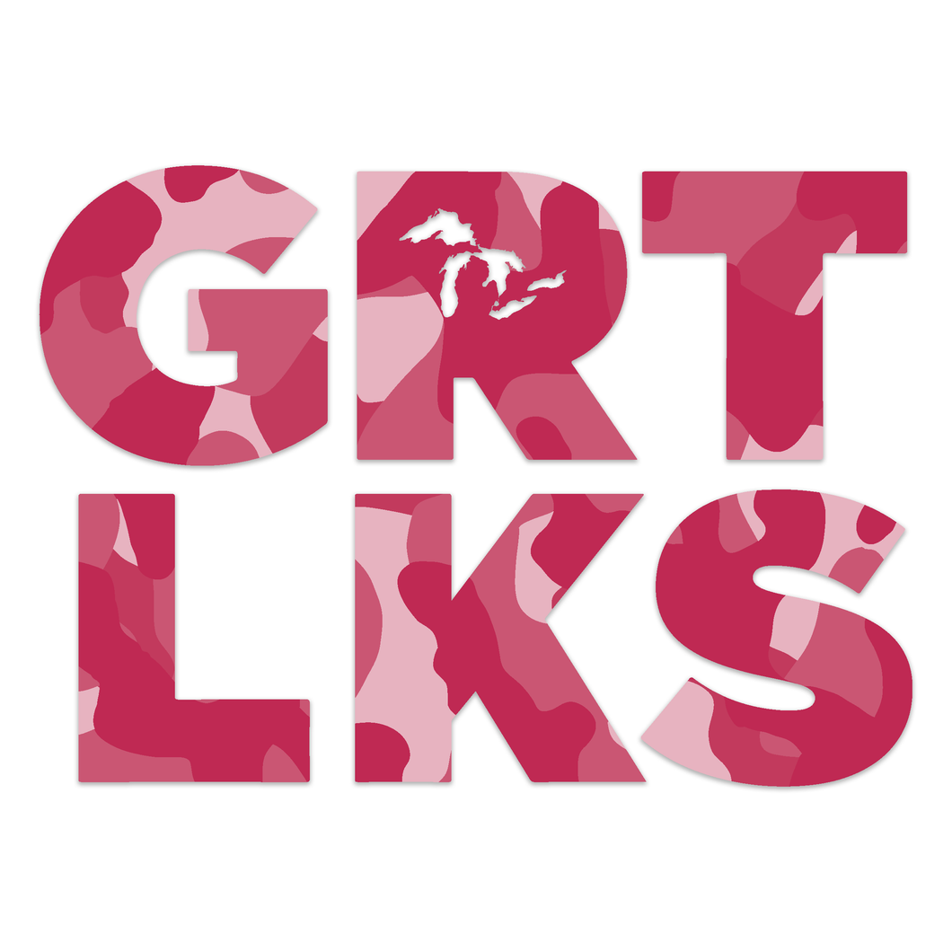 GRTLKS Pink Camo Decal