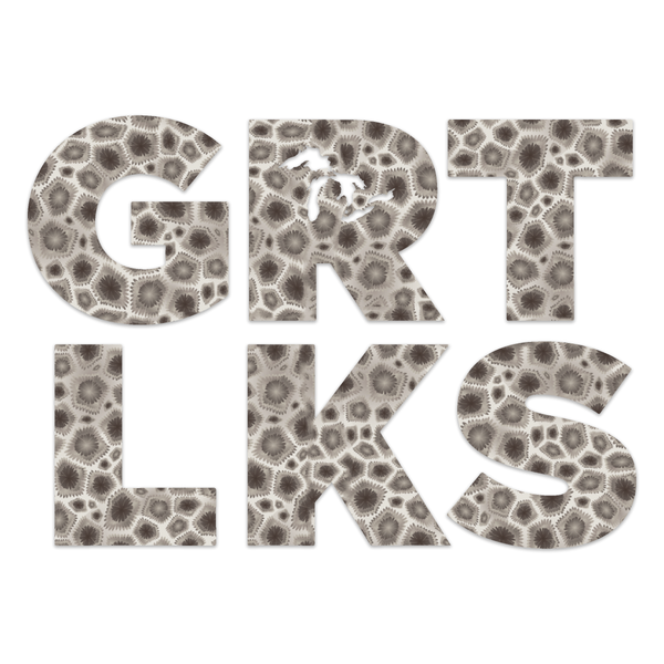 GRTLKS Petoskey Stone Decal