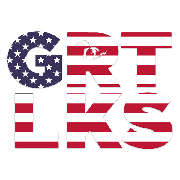 GRTLKS USA Flag Decal