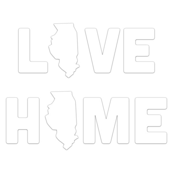 Illinois LYH Classic White Decal