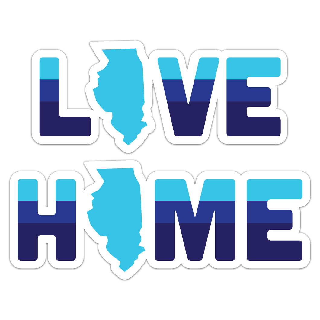 Illinois LYH Blue Fade Decal