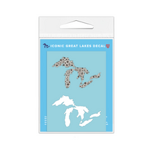 Load image into Gallery viewer, Great Lakes Proud Mini Decals - Petoskey &amp; White
