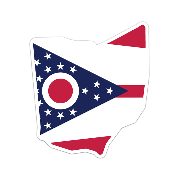 Ohio State Flag Decal