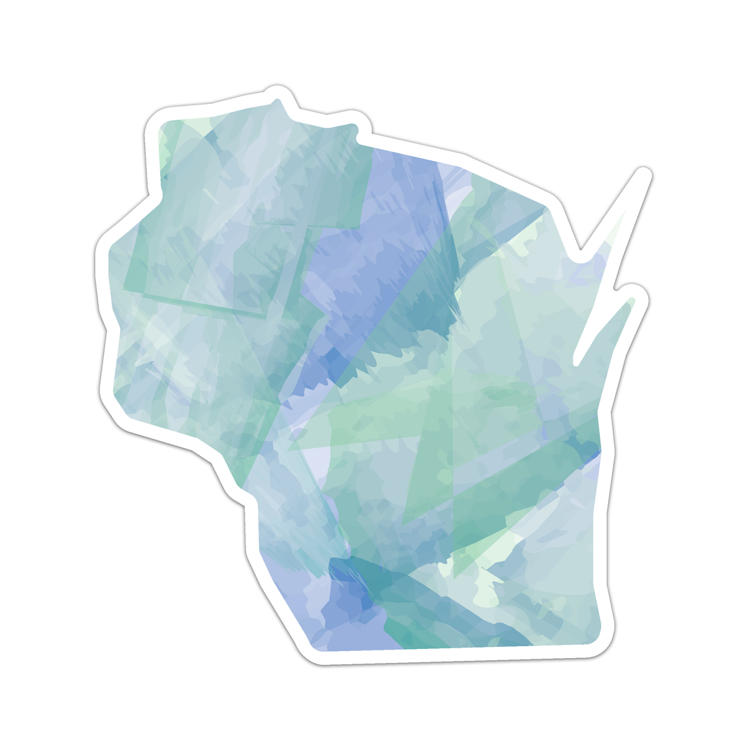 Wisconsin Watercolor Decal